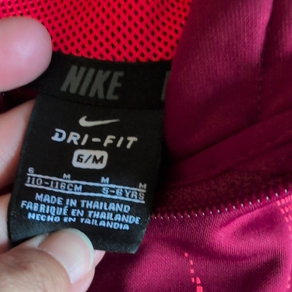 Nike Kids' Dri-Fit Hoodie - Maroon and Red - Picture 2 of 3